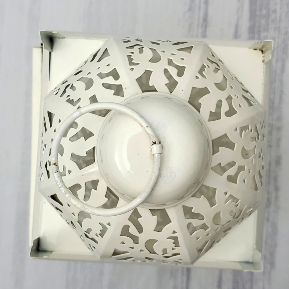 Rustic White Lantern 4